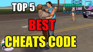 GTA Vice City | Top 5 | Cheat Codes ( New 2022 ) | SHAKEEL GTA
