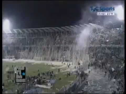 1997, Racing 3, Sp  Cristal 2 - Copa Libertadores / salida del equipo