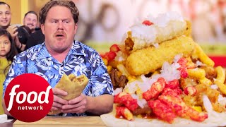 Casey Webb Goes Head-To-Head With A 17lbs Zombie Burrito | Man v Food