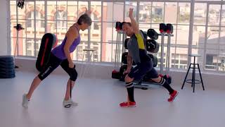 LES MILLS CORE (fka CXWORX) Moves Single Leg Squat with Row