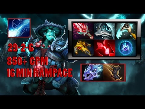 Dota 2 - Miracle- plays Storm Spirit with 16 min RAMPAGE and 29 KILLS