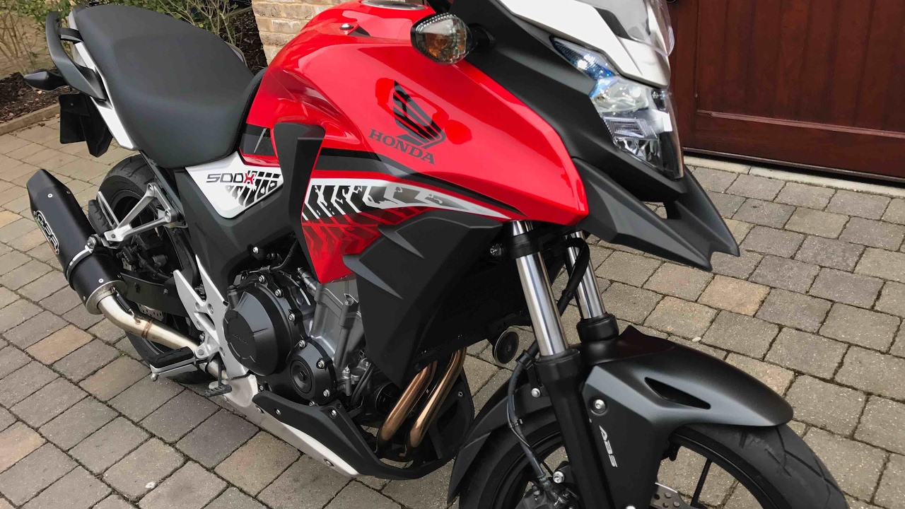2016 Honda CB500X and new Adventure gear