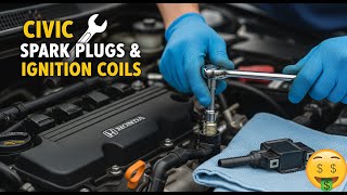 Honda Civic Spark Plugs & Ignition Coil Replacement (2006-2011) - IN 2 MINUTES!