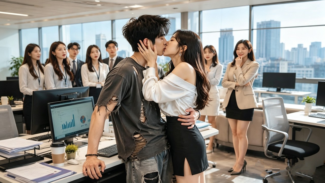 첫 출근 날, 미녀 CEO가 강제로 키스하며 청혼?! 가난한 청년의 정체는 숨겨진 재벌! 인생 역전!