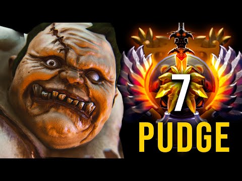 When Rank 7 Plays Pudge Carry 🔥🔥🔥 Sick Performance | 1 Min — 1 Heap Stack | Pudge Official