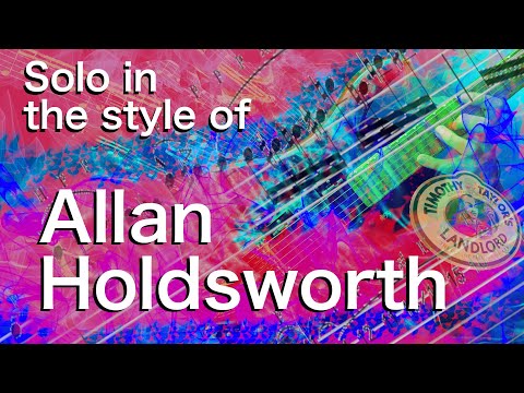 Allan Holdsworth style Pentatonic (ish) Solo