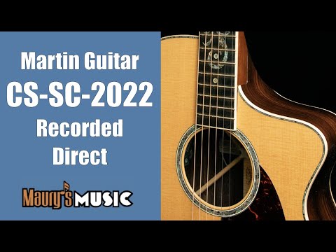 The Martin CS-SC-2022 recorded DIRECT - Fishman Aura VT Blend