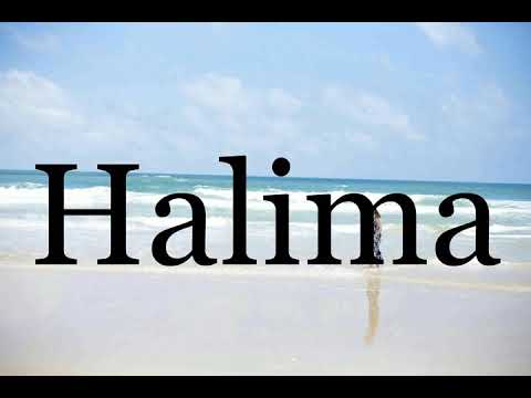 How To Pronounce Halima🌈🌈🌈🌈🌈🌈Pronunciation Of Halima