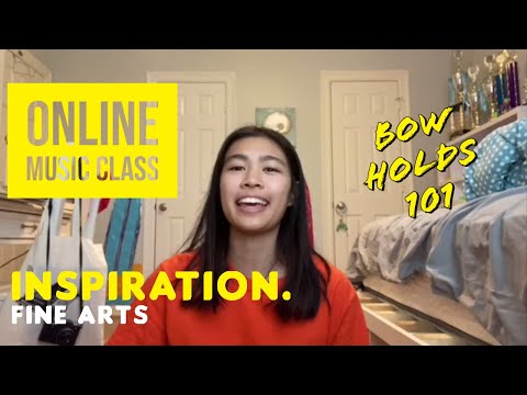 HOW TO HOLD YOUR VIOLIN BOW AND SOME BOW EXERCISES | IFA Online Music Classes - Week 2