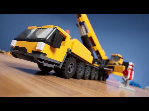 LEGO Mobile Construction Crane: Heavy-Lifting Build in Action