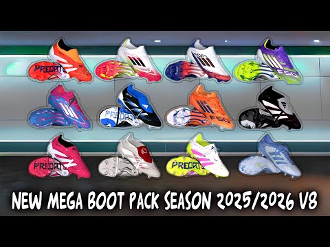 PES 2017 NEW MEGA BOOT PACK SEASON 2025/2026 V8