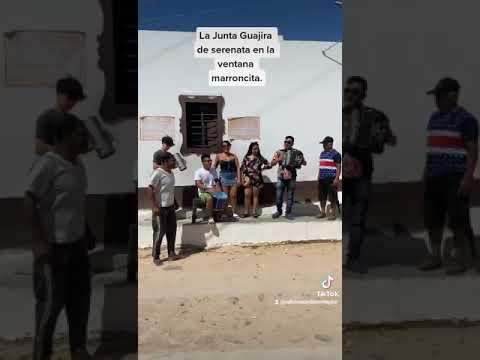 Calixto en la ventana marroncita en la Junta Guajira