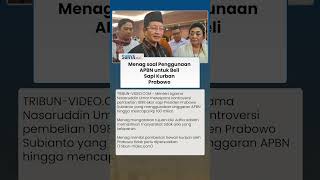 Menag Tanggapi soal Penggunaan APBN untuk Beli 1.098 Sapi Kurban Prabowo, Sebut demi Bantu Warga