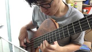 Alex Han sax solo "We were there" from Marcus Miller's new album "AFRODEEZIA" bass cover