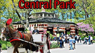CENTRAL PARK HORSE RIDE | HORSE CAROUSEL 🎠 RIDE IN CENTRAL PARK NEW YORK 2025