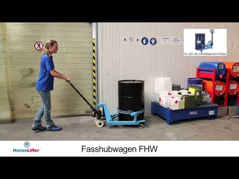 Hanselifter Fasshubwagen FHW für 208 l Fässer Tragkraft 365 kg-youtube_img