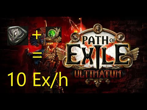 3.14 PoE How to make 10 Ex per hour solo simulacrum farm - One of the best strategies in the game