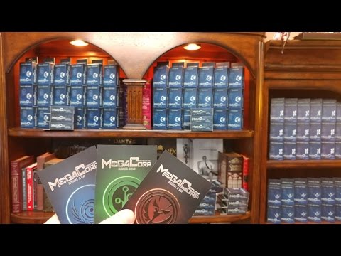 MegaCorp Futuristic Cyber Business Trading Card Game ...what do you think!?