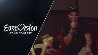 Kadr z teledysku Tonight Again (Eurowizja 2015) tekst piosenki Guy Sebastian