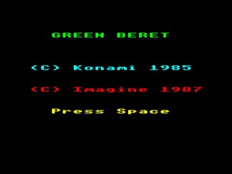 Green Beret Review for the Acorn BBC Micro by John Gage