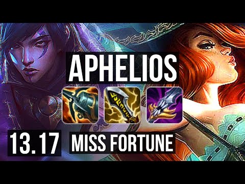 APHELIOS & Nautilus vs MISS FORTUNE & Karma (ADC) | Rank 4 Aphelios, 10/2/5 | JP Challenger | 13.17