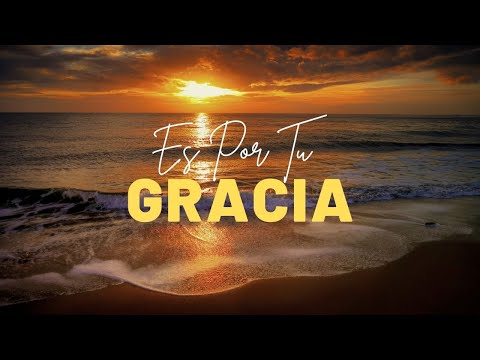 Es por tu gracia (Lyric Video) - Eber Josue