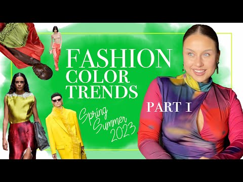 Color Trends Spring Summer 2023 (Part 1 warm colours)