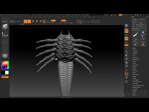 31 | Применение "Array mesh" | Introduction to ZBrush