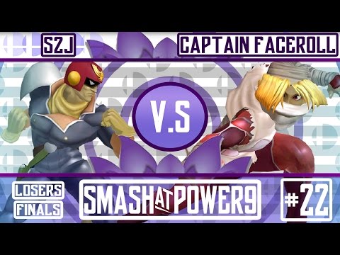 S@P9 #22 - SSBM - Tempo | S2J (Falcon) VS Captain Faceroll (Sheik) Losers Finals