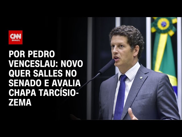 Novo quer Salles no Senado e avalia chapa Tarcísio-Zema | BASTIDORES CNN