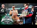 Roman Reigns Vs Cody Rhodes Bloodline Rules Match WrestleMania XL Sunday Highlights