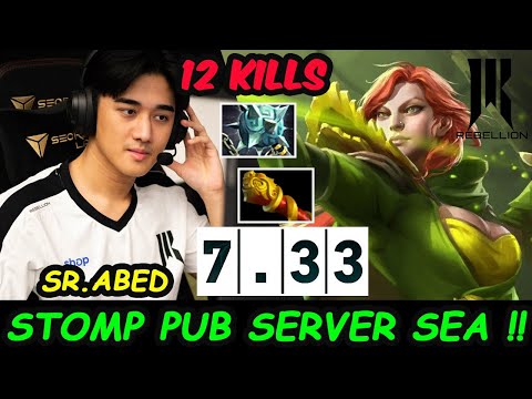 Abed Windranger MIDLANE - Back to STOMP PUB SERVER SEA Dota 2 pro Gameplay 7.33 New Patch