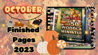 October’s Finished Coloring Pages | #adultcoloringchannel #finishedcoloringpages
