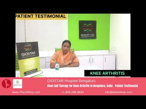 Madhu's Journey with Stem Cell Therapy for Knee Arthritis at GIOSTAR, Bengaluru