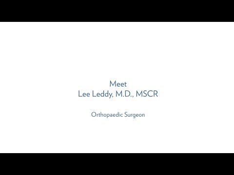 Dr. Lee Leddy, Orthopaedic Surgeon - MUSC Health