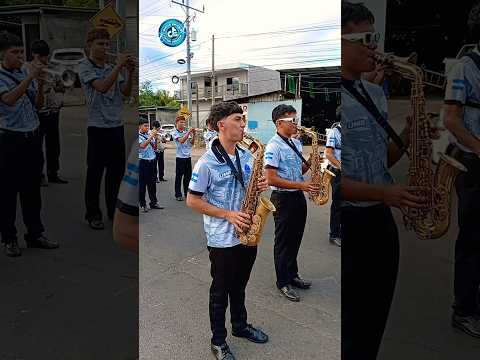 Unión Latín Band - Desfile de Correo Ereguayquin Usulután Enero 2026 #saxophone #band #bassline #Dci