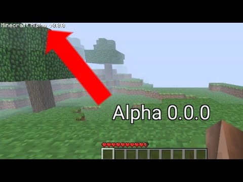 Mencoba Bermain MINECRAFT ALPHA V.0.0.0!!