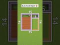 Minecraft Best Ez* Survival House🏠 #shorts