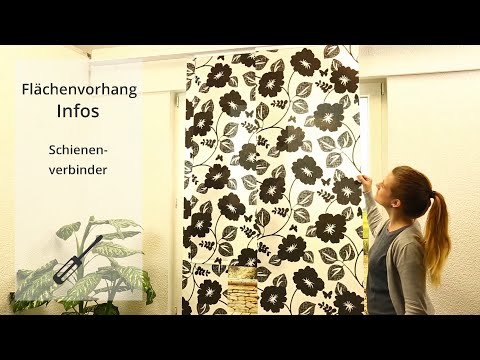Praktische Schienenverbinder für Flächenvorhänge von WindowFashion®