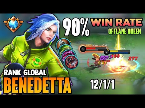 90% Win Rate! Benedetta Best Build 2021 | Top Global Benedetta Gameplay | Mobile Legends✓