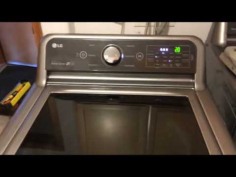 How to open remove access top of top load LG washer model WT7050CV by Patricks Appliances Oregon