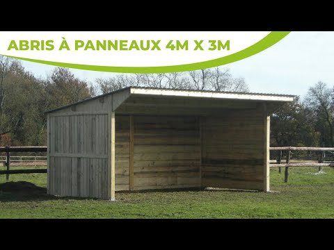 comment construire abri chevaux