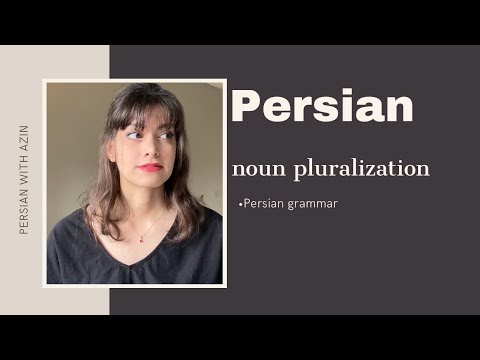 Persian grammar: noun pluralization