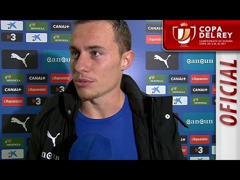 Entrevista a Abraham tras el RCD Espanyol (2-0) Real Jaén - HD