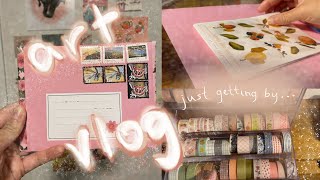 Art Vlog - packing orders, studying, painting, and a bit of gardening