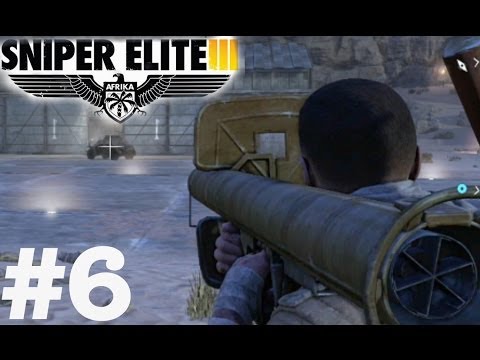 Sniper Elite 3 Authentic Difficulty Gameplay Walkthrough Part 6 "Sniper Elite 3" Afrika Co-op