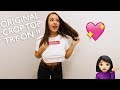 CROP TOP TRY ON HAUL THROWBACK THURSDAY