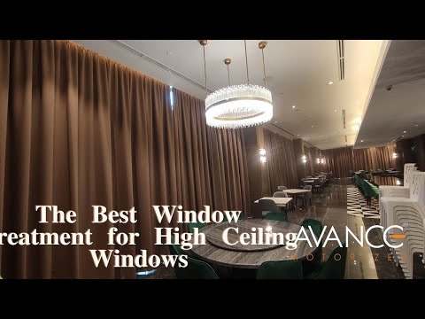Motorized System Make High Ceiling Windows Easy