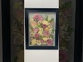 Beautiful Pressed Flower Preservation Frame For The Bride