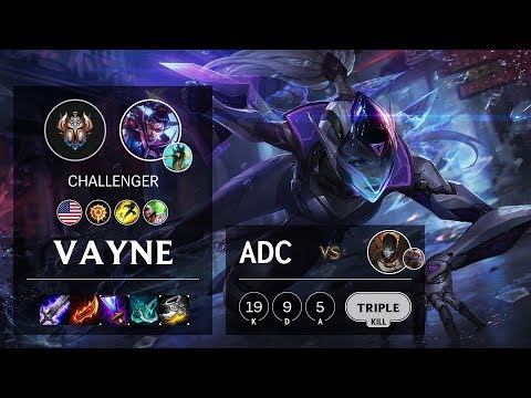 Vayne ADC vs Jhin - NA Challenger Patch 10.8